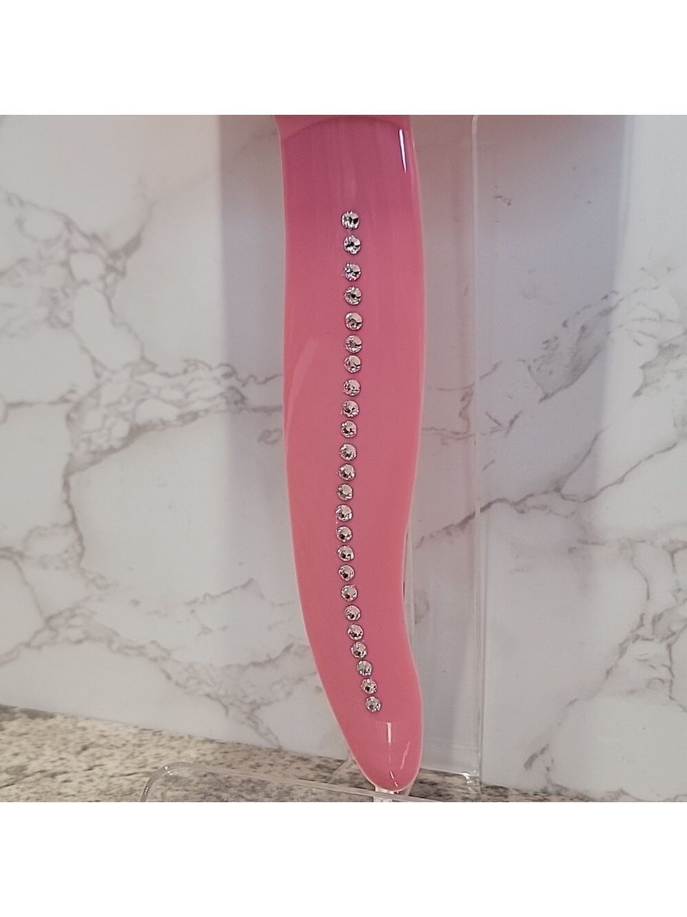 Jeweled Strawberry Ice Pink Kit-Cat Klock clock SUPER RARE - Picture 4 of 10